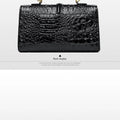 Leather Crocodile Pattern Women's Bag Fashion Brand Ladies HandbagsSPECIFICATIONSBrand Name: NoEnName_NullOrigin: Mainland ChinaCN: GuangdongLining Material: COTTONLining Material: POLYESTERMain Material: Genuine leatherPlace Of OriDMEwomenstorenull