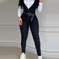 Sleeveless Suspender Skinny Jumpsuit Without Belt Female Fashion CasuaSPECIFICATIONSBrand Name: NoEnName_NullStyle: StreetwearAge: MIDDLE AGECraft of Weaving: KnitOrigin: Mainland ChinaCN: GuangdongSeason: SummerMaterial: POLYESTERMateDMEwomenstorenull