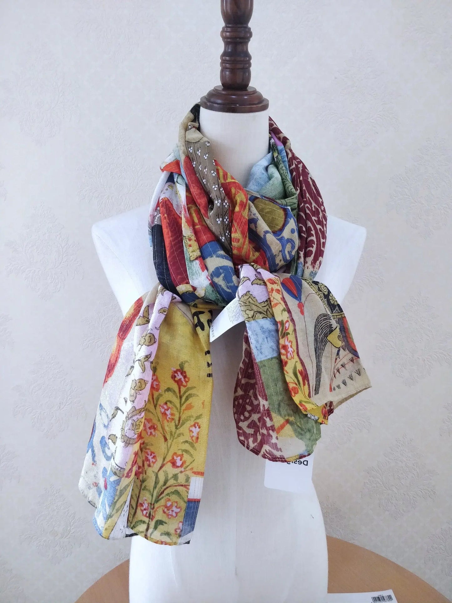 original single Spanish new trend colorful leisure gift shawl scarfSPECIFICATIONSBrand Name: NoEnName_NullCraft of Weaving: Non-wovenOrigin: ES(Origin)Gender: WOMENDepartment Name: ADULTHign-concerned Chemical: NoneMaterial: POLYESTDMEwomenstorenull