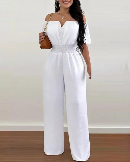 Fashion Printed Wide Leg Jumpsuit Women Sexy Slash Neck Off-shoulder HSPECIFICATIONSBrand Name: FUXIONGFUStyle: CasualAge: JUNIOROrigin: Mainland ChinaCN: GuangdongSeason: SummerMaterial: POLYESTERDecoration: noneFabric Type: POLYESTERDMEwomenstorenull