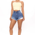 Women Stretch Ripped Denim Shorts Jeans High Waist Booty ShortsSPECIFICATIONSBrand Name: JCLOTHZIDecoration: HOLEFabric Type: DenimHign-concerned Chemical: NonePant Style: regularPattern Type: SolidFit Type: regularStyle: AmericDMEwomenstorenull