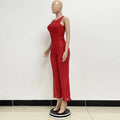 Sleeveless Sequined Jumpsuit Round Neck Slim Fit High Waist Sexy SprinSPECIFICATIONSBrand Name: mandylandyStyle: StreetwearAge: MIDDLE AGEOrigin: Mainland ChinaCN: GuangdongSeason: SummerMaterial: POLYESTERDecoration: SequinedFabric TyDMEwomenstorenull