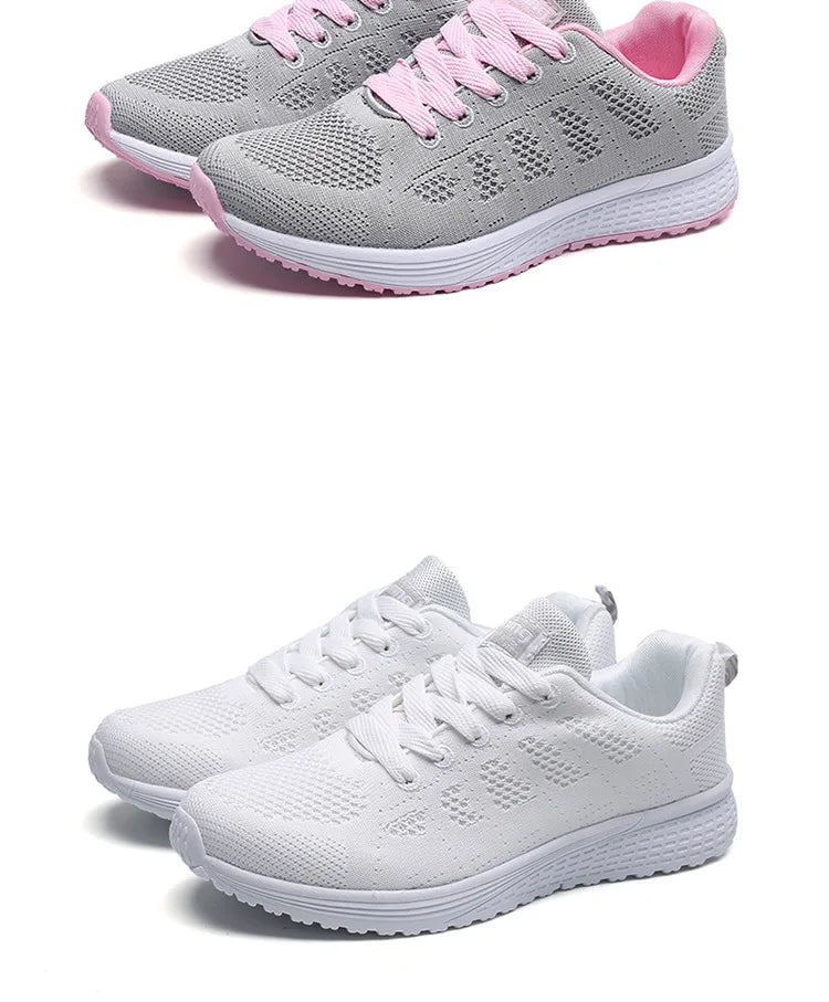 Women's Sneakers Casual Shoes Flats Air Mesh Breathable Trainers LadieSPECIFICATIONSBrand Name: YBQJOODepartment Name: ADULTUpper Material: Mesh (Air mesh)Origin: Mainland ChinaOutsole Material: RUBBERHeel Height: Low (1cm-3cm)Hign-conDMEwomenstorenull