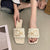 New Versatile Fashion Internet Celebrity Fairy Style High-end Sense SaSPECIFICATIONSBrand Name: XINGDIKUShoes Type: Modern SlippersApplicable Place: IndoorUpper Material: PUHeel Height: Flat (≤1cm)Origin: Mainland ChinaCN: ZhejiangSeasDMEwomenstorenull