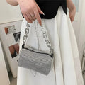 Handbag- Rhinestone Bucket Bag Glitter Chain Purse Women's Mini Bag